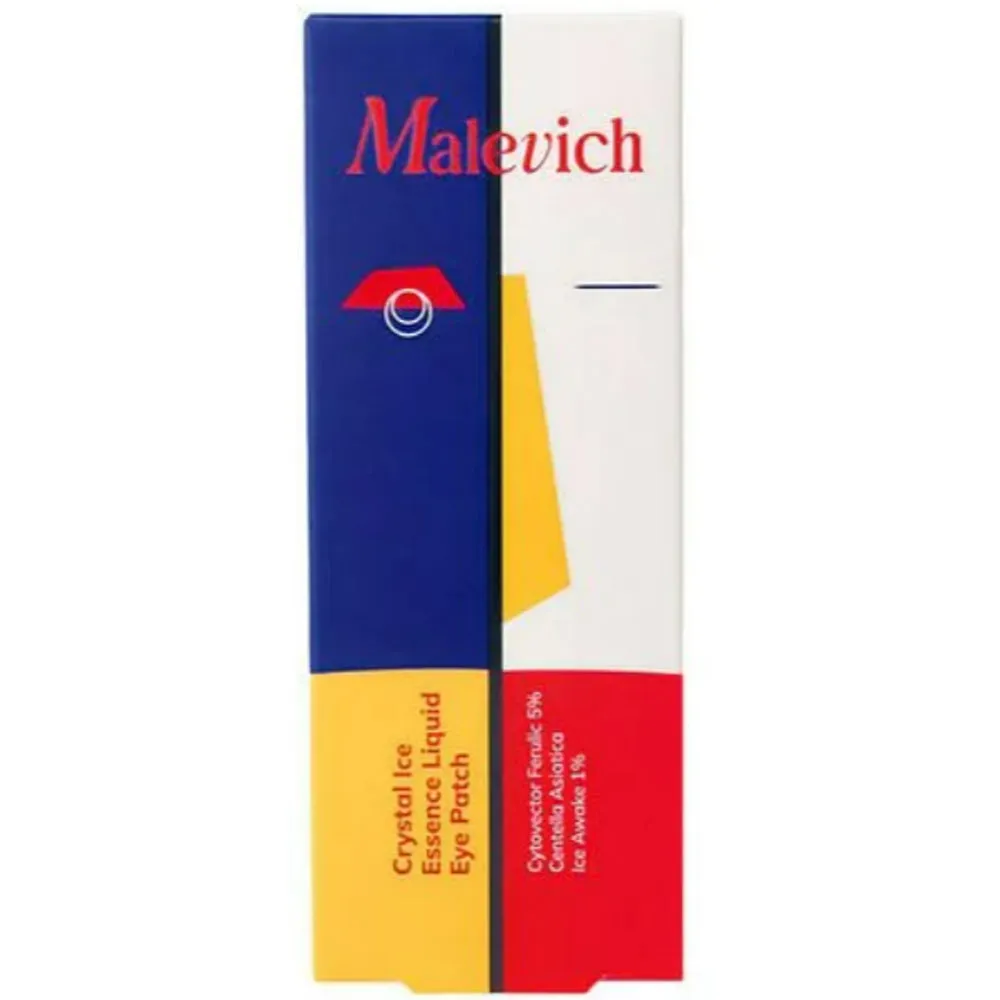 Крижана дренажна есенція для шкіри навколо очей - Malevich Crystal Ice Essence Liquid Eye Patch