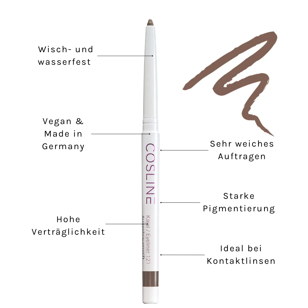 121 - Kajal / Eyeliner / Augenbrauenstift Chocolate