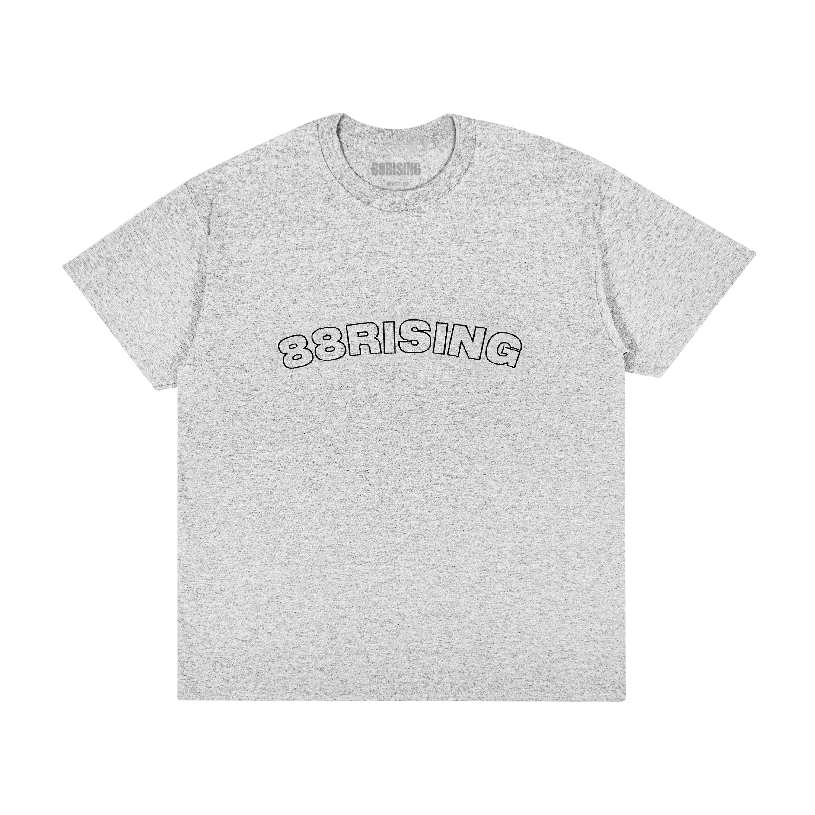 88CORE Puff Print Tee - Heather Grey