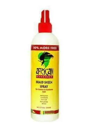 African Essence Braid Sheen Spray 12oz