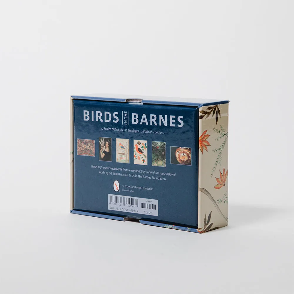 Birds in the Barnes Foundation boxed notecard set