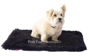 Black Powder Puff Minkie Binkie Blanket
