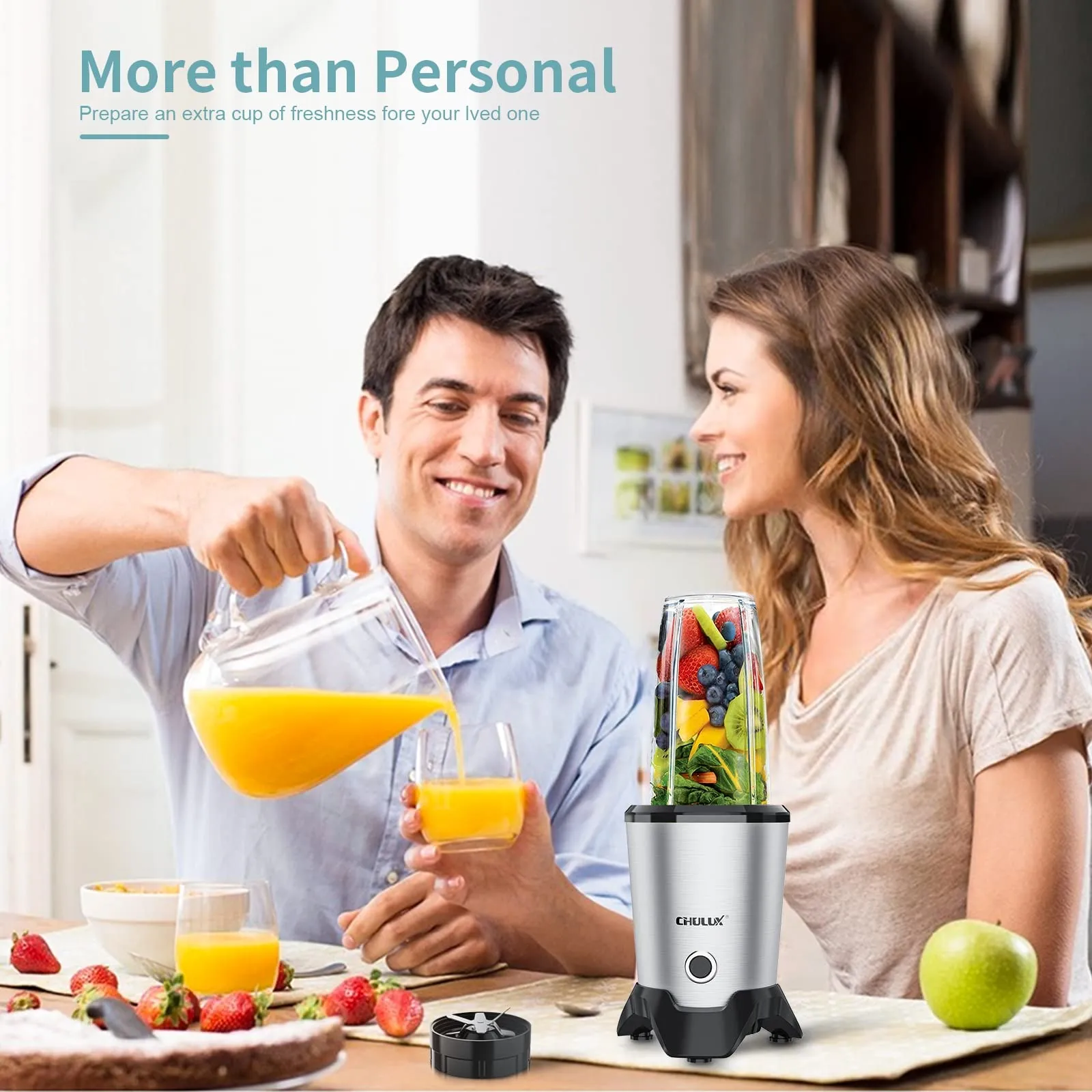 Blender for Shakes and Smoothies, 1000W High Speed Bullet Blender