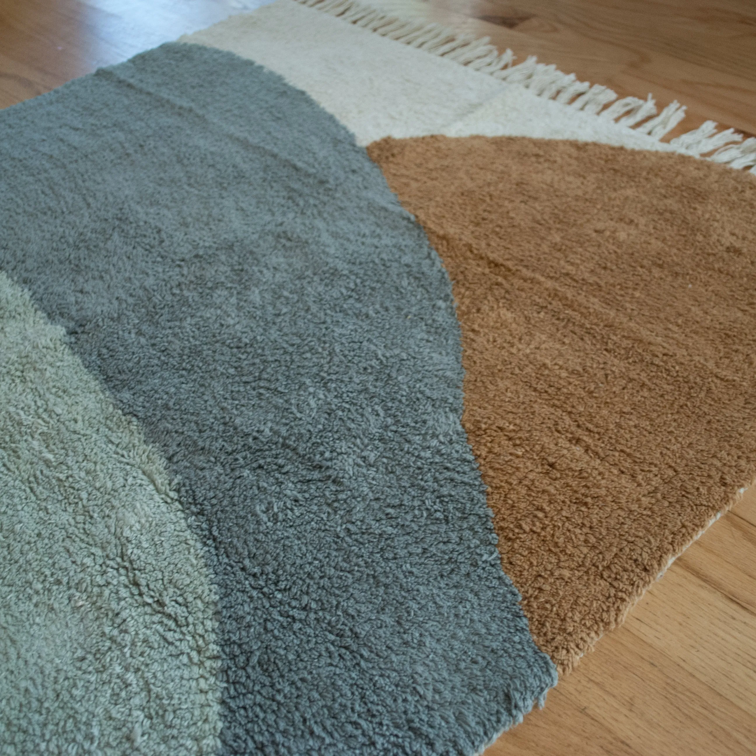 Blue Ocean Breeze Cotton Accent Rug