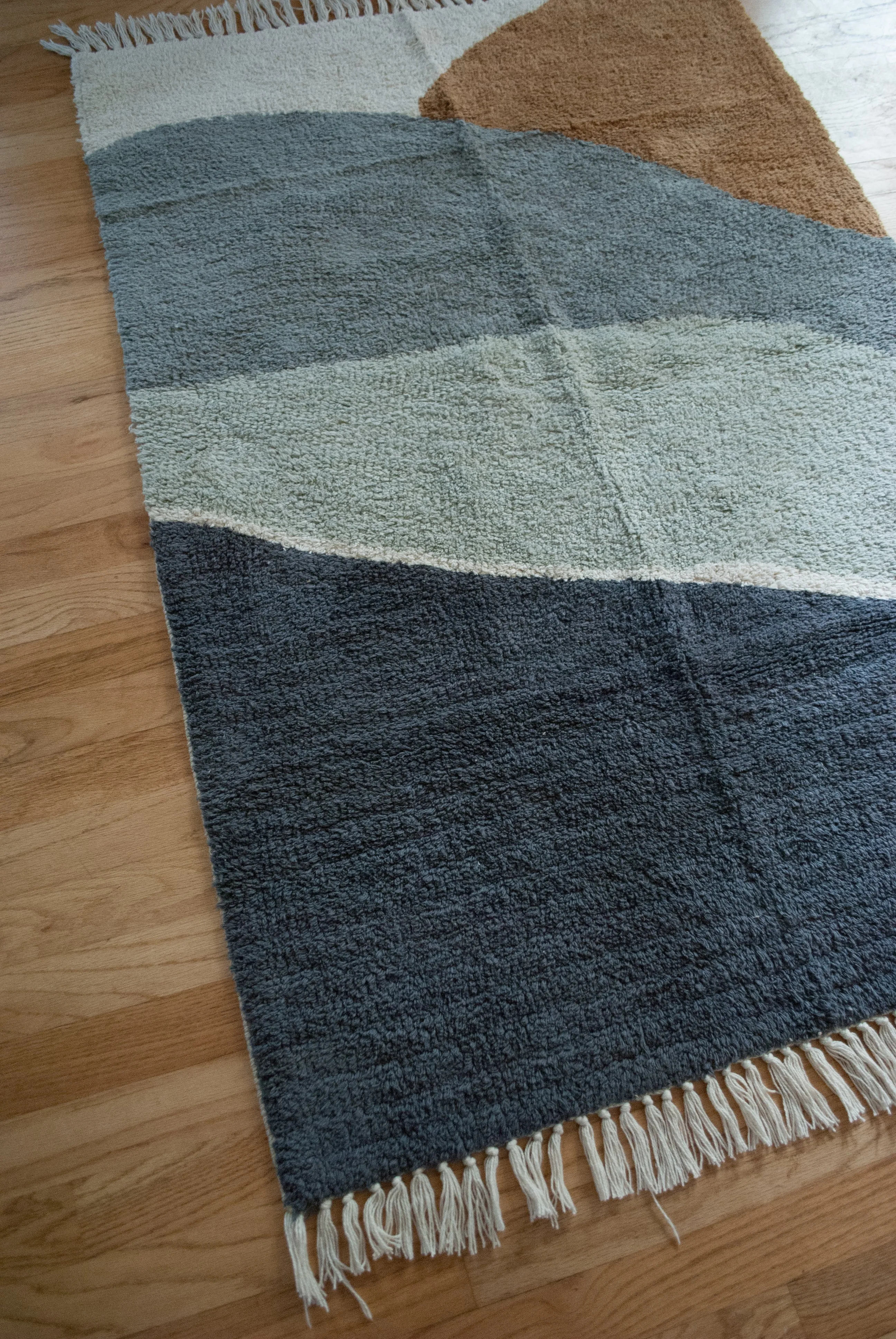 Blue Ocean Breeze Cotton Accent Rug