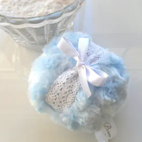 BLUE Powder Puff - 4 inch