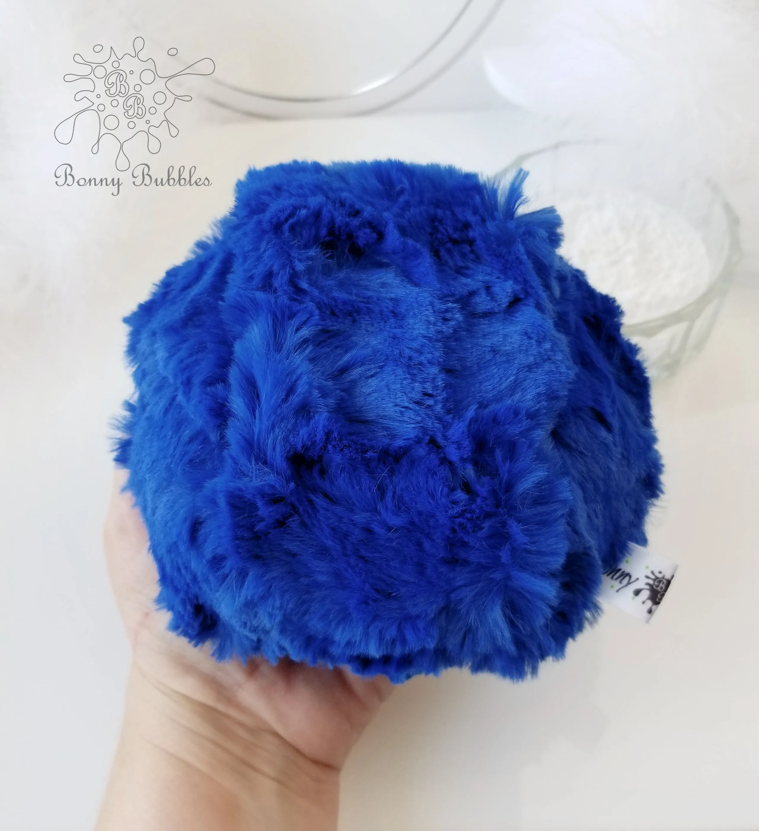Blue - Powder Puff, 5 inch size