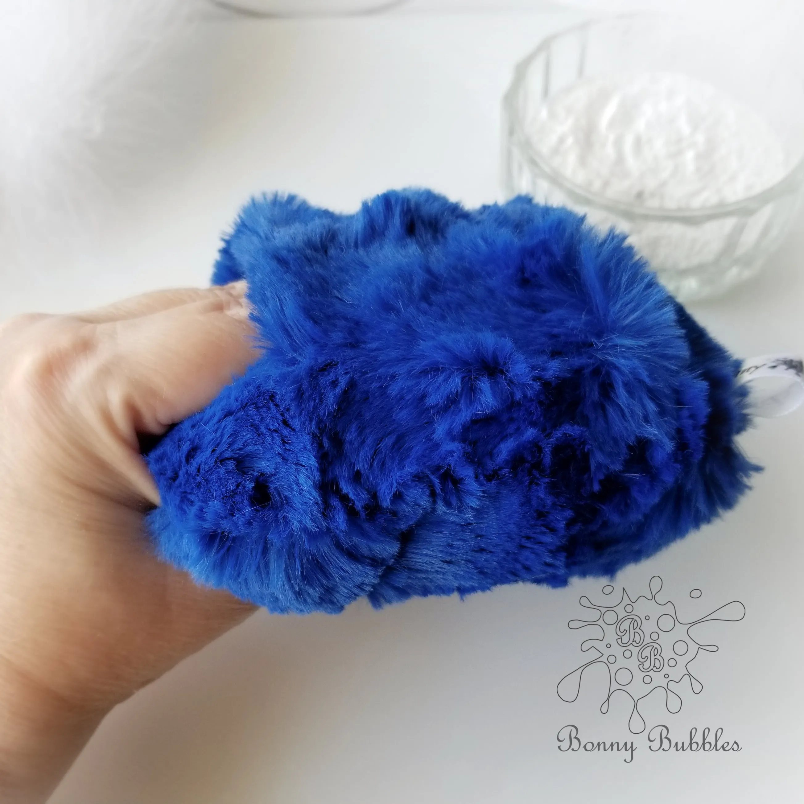 Blue - Powder Puff, 5 inch size