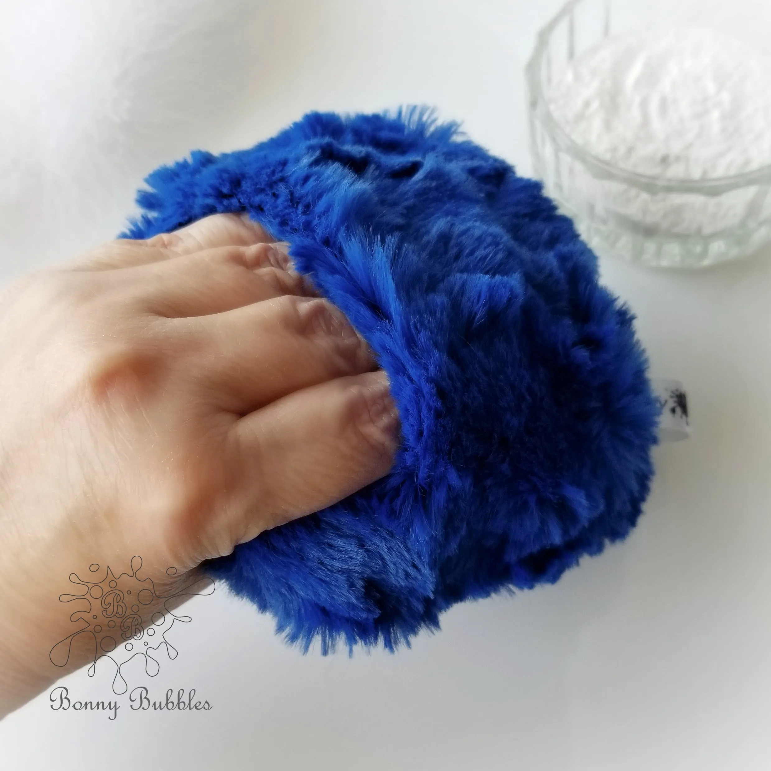 Blue - Powder Puff, 5 inch size