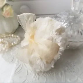 Body Powder Puff - Ivory, 4 inch
