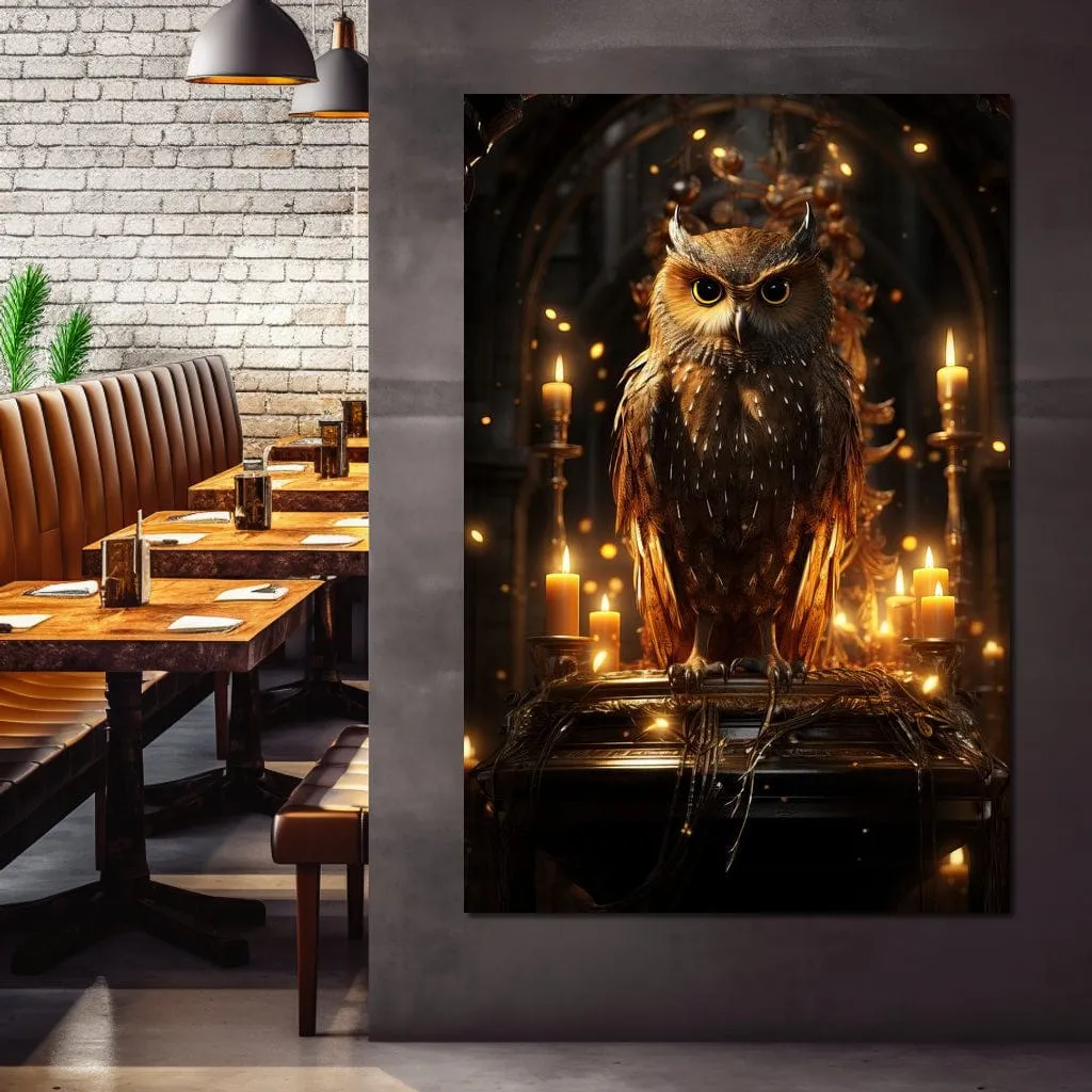 Candlelit Owl