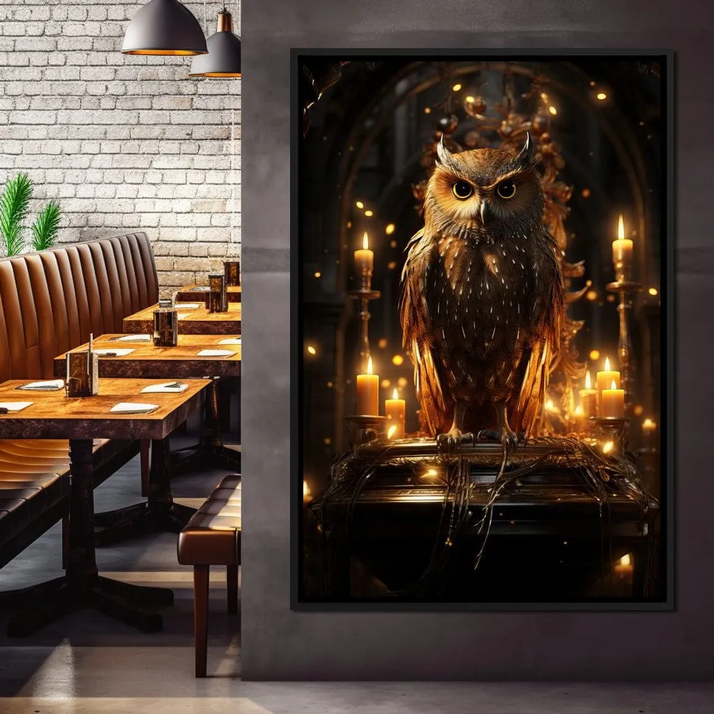 Candlelit Owl