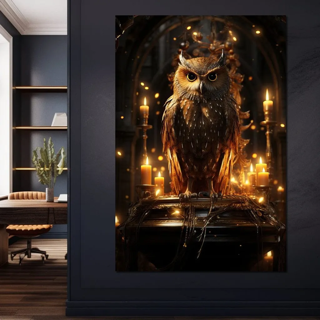 Candlelit Owl