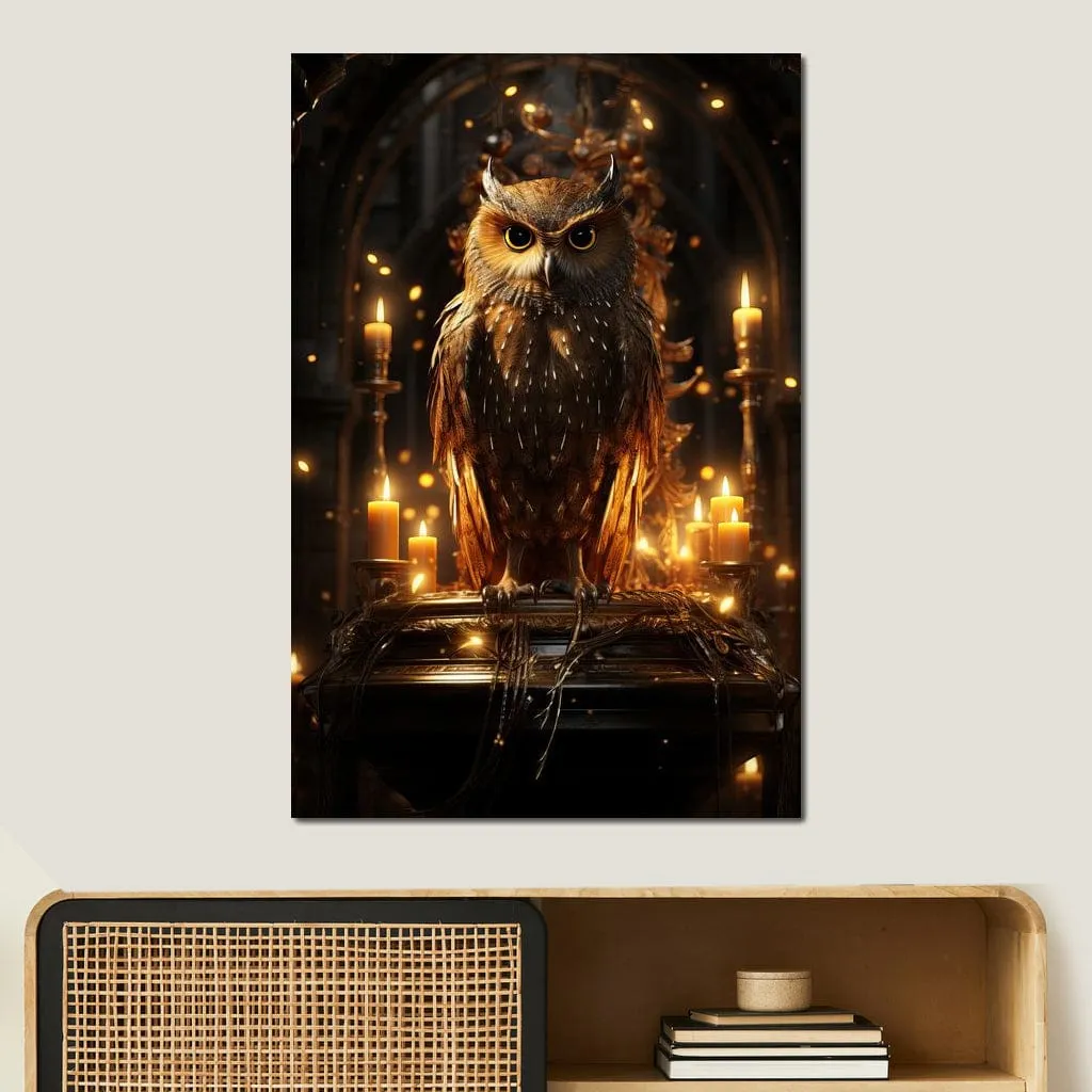 Candlelit Owl