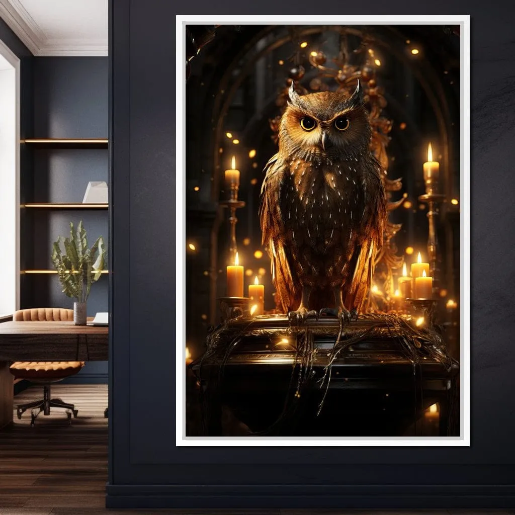 Candlelit Owl