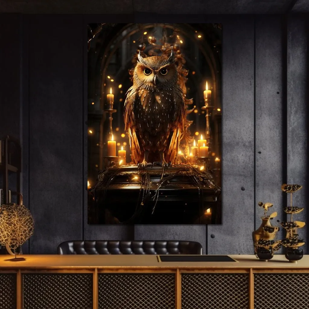 Candlelit Owl