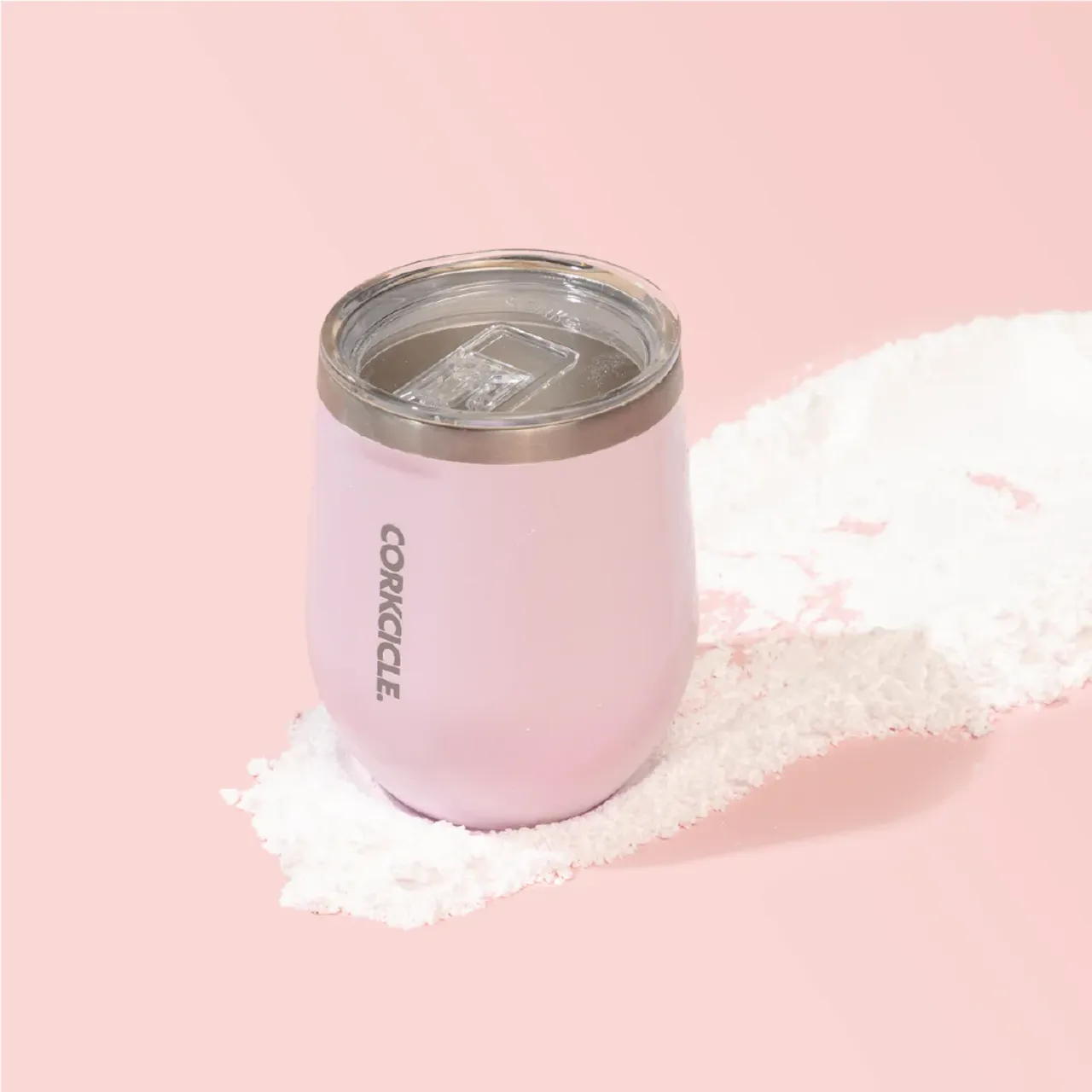 Corkcicle - Stemless - Powder Puff - 12oz