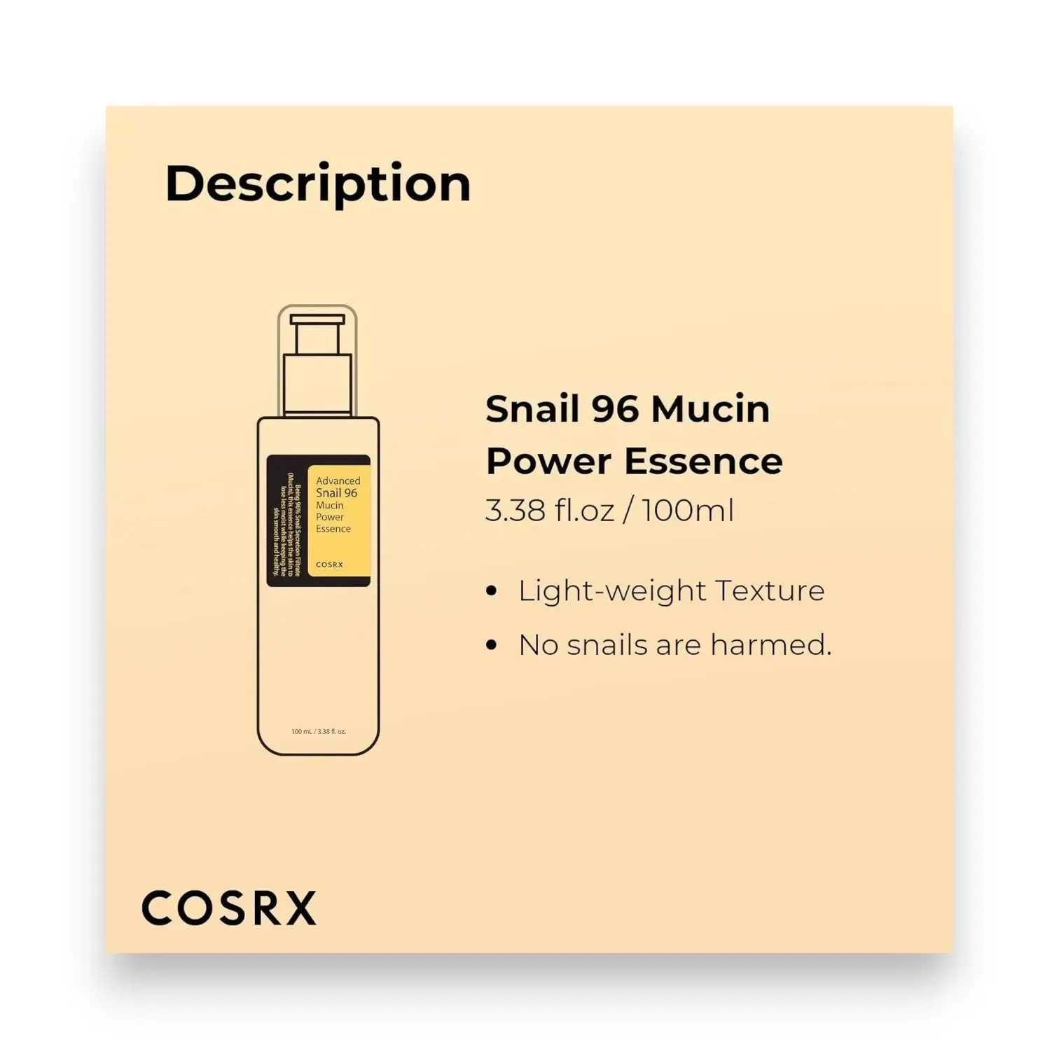 Cosrx Advanced Snail 96 Mucin Power Essence 100ml