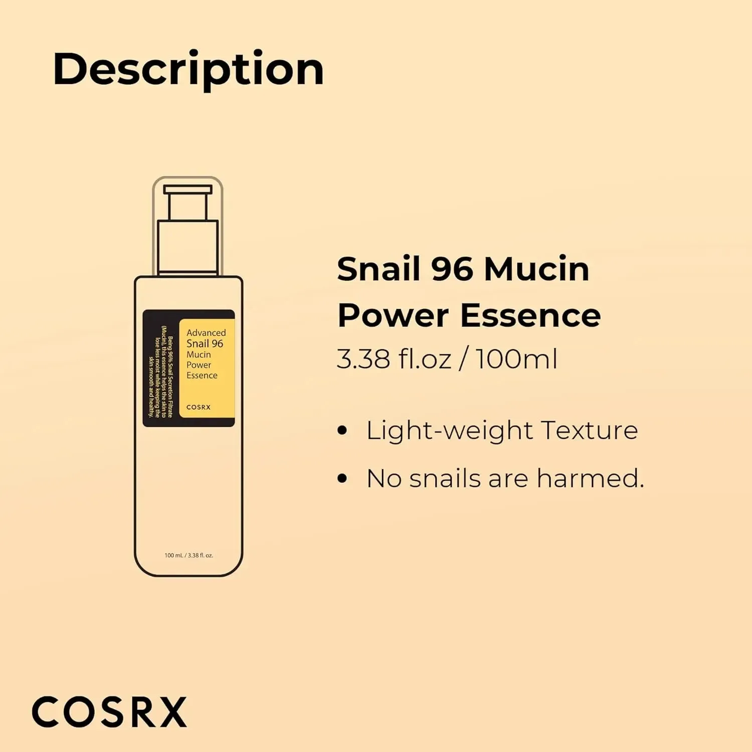 Cosrx Advanced Snail 96 Power Essence 100ml