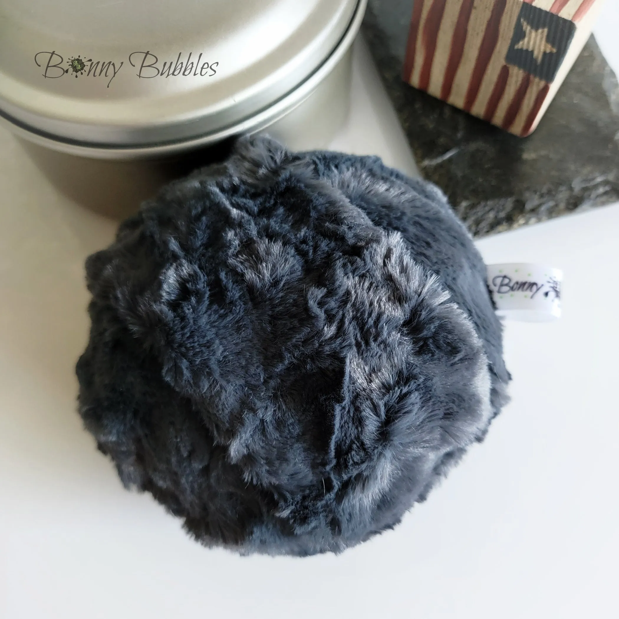 DARK GRAY - Powder Duster, 5 inch