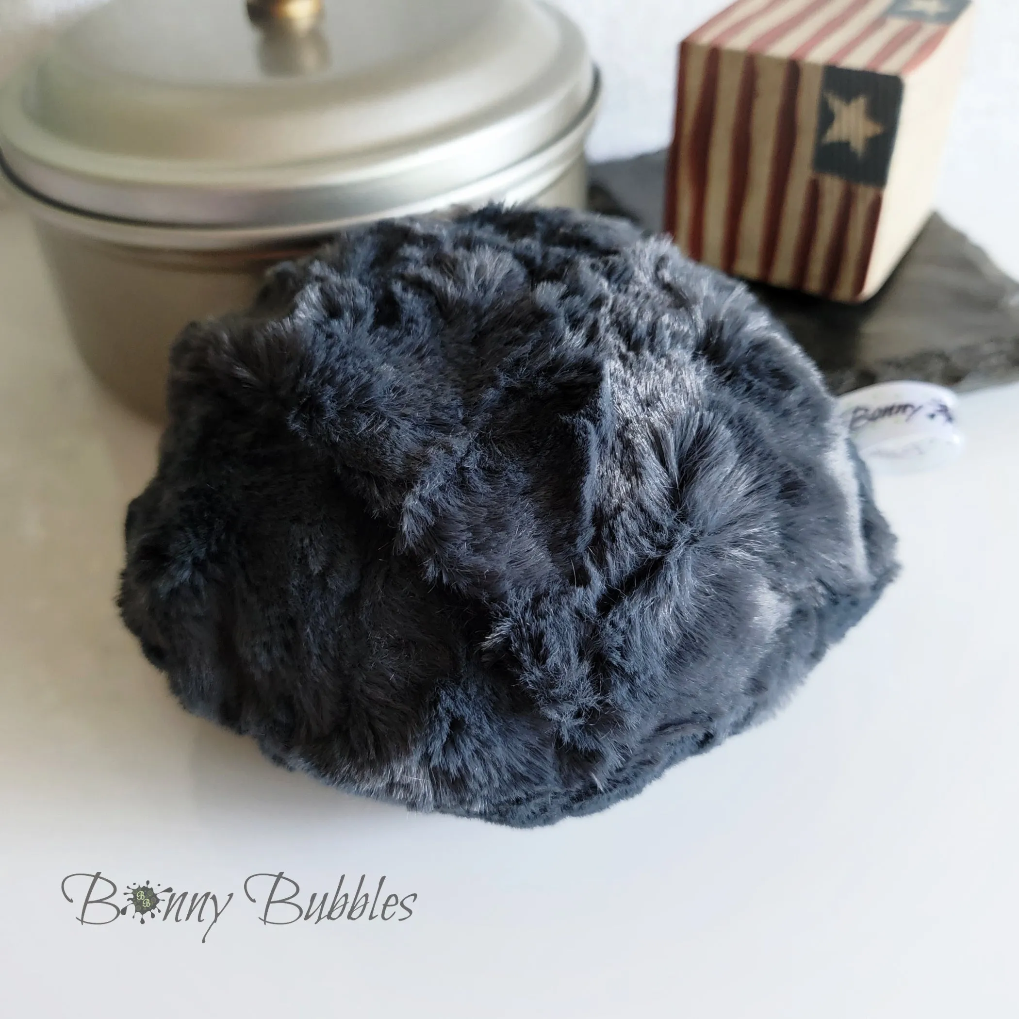 DARK GRAY - Powder Duster, 5 inch