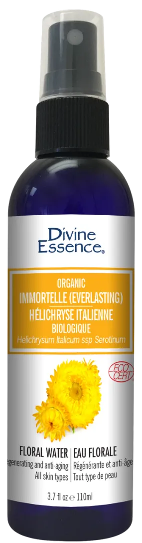 Divine Essence Organic Everlasting (Immortelle) Floral Water (110ml)