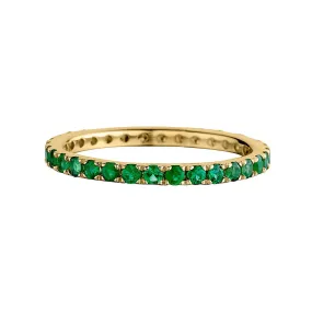 EMERALD ETERNITY BAND