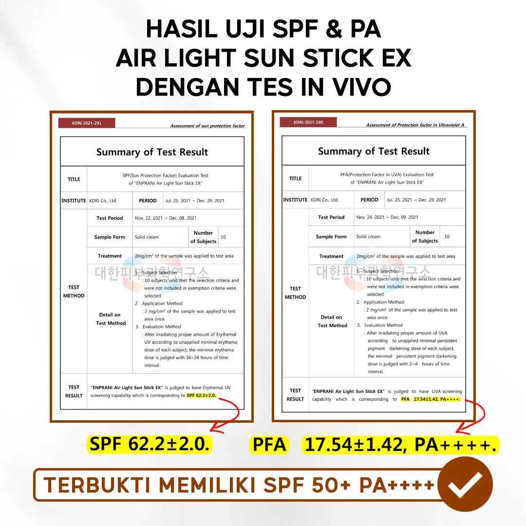 ENPRANI Air Light Sun Stick EX SPF50  PA     | Chemical Sunscreen