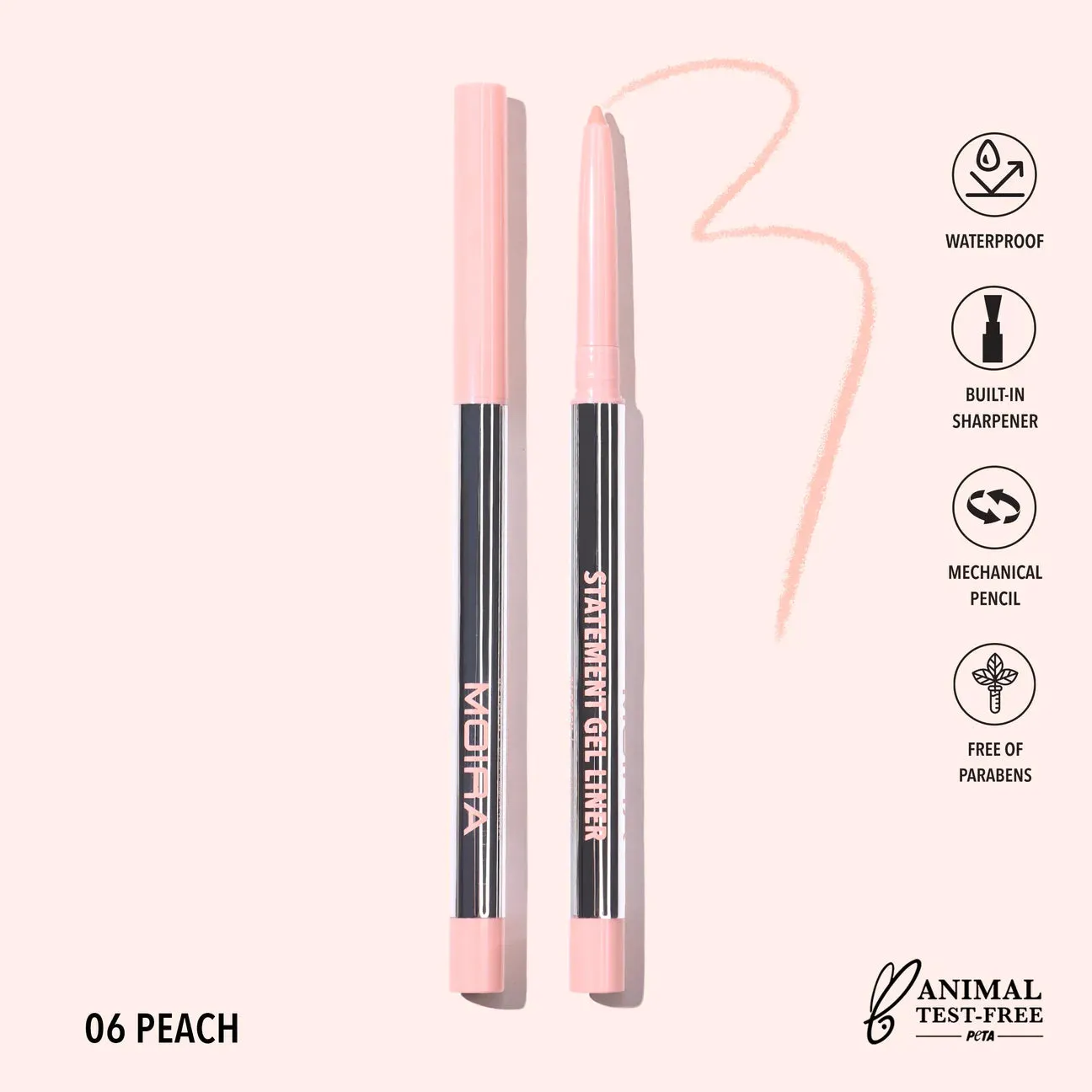 Eyes- Statement Gel Liner - Peach STL006 (3pc bundle, $2.50)