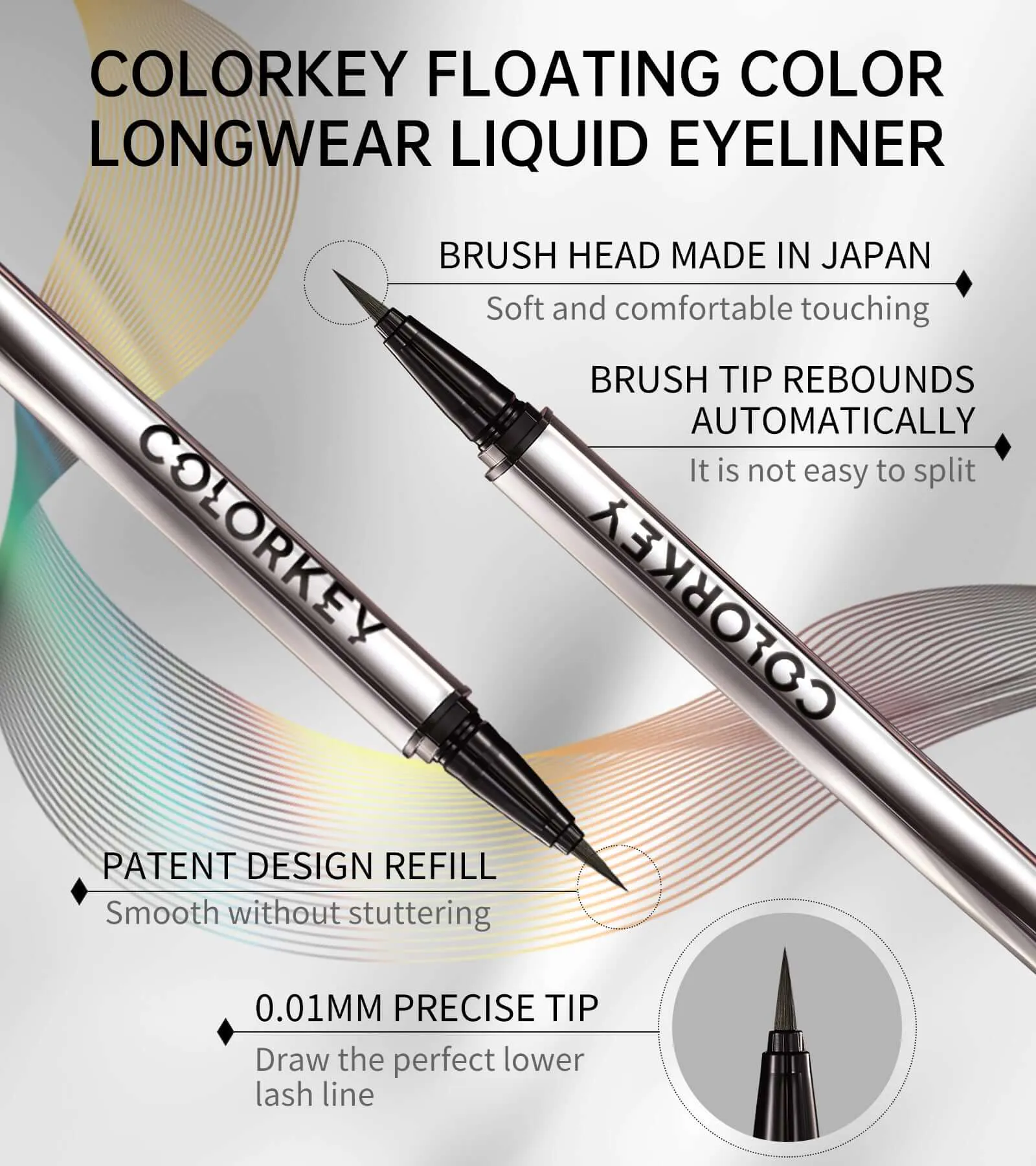 Floating Color Liquid Eyeliner N01 Black