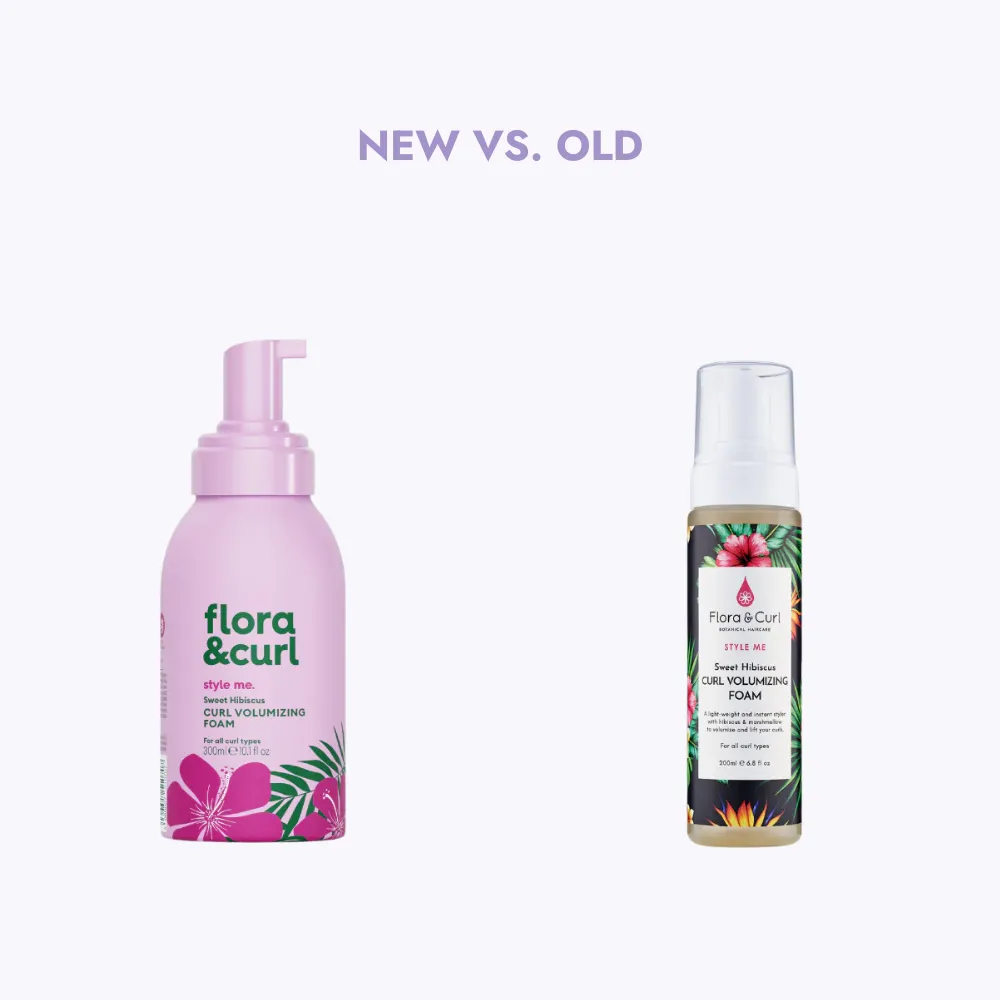 Flora & Curl Sweet Hibiscus Curl Volumizing Foam