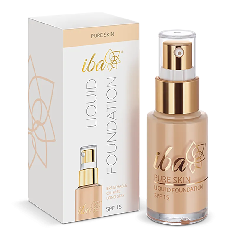 Iba Pure Skin Liquid Foundation-Natural Beige