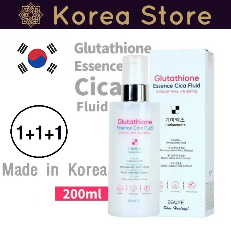 Made in Korea Glutathione Essence Cica Fluid melasma-x Skin soothing moisturizing essence that melts the freckles (1 1 1)(free shipping)