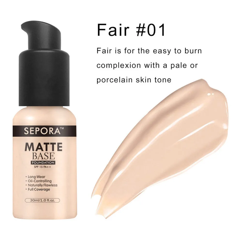 Matte Liquid Foundation Oil Control Cream