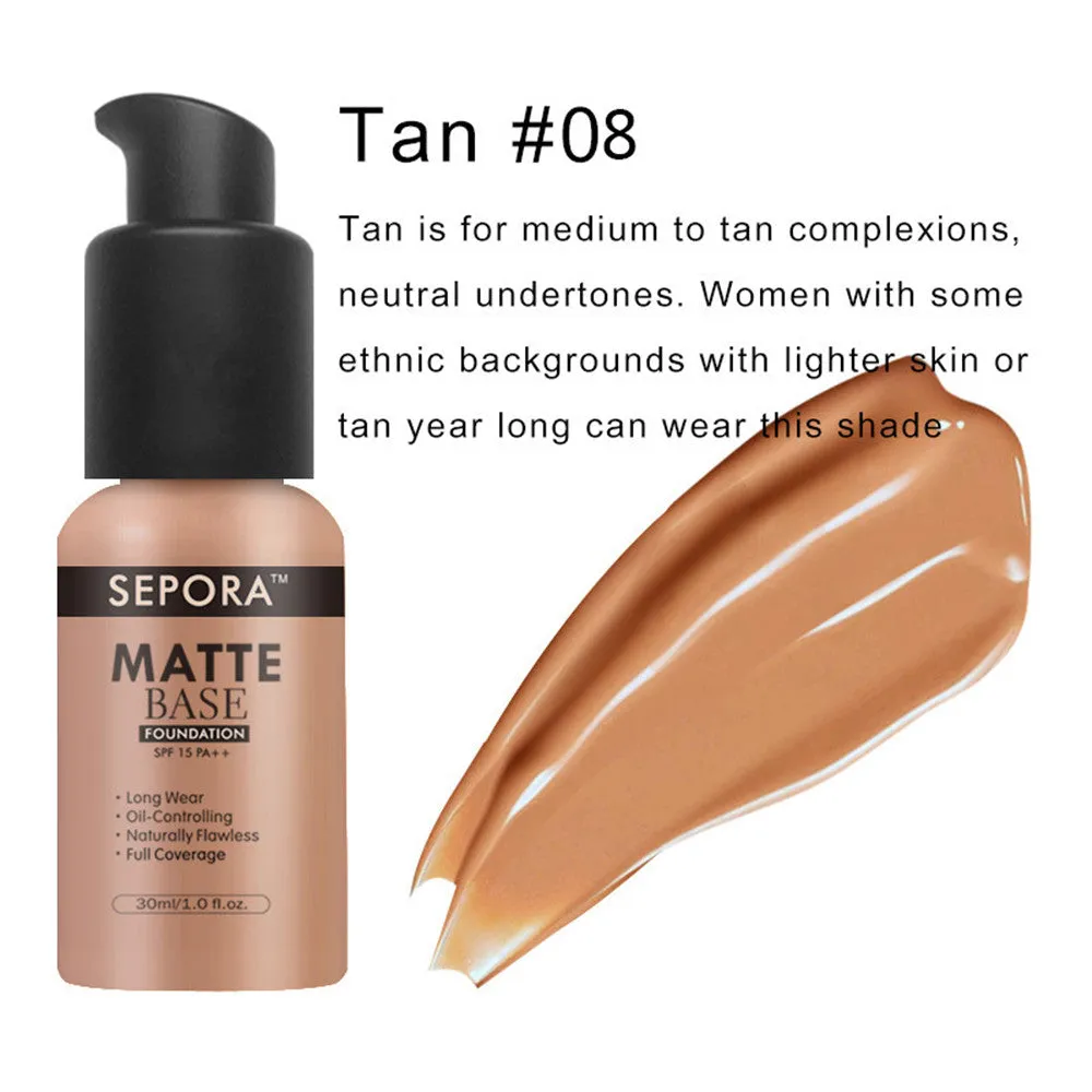 Matte Liquid Foundation Oil Control Cream