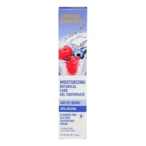 Moisturizing Botanical Care Gel Toothpaste Arctic Berry 4.5 Oz By Desert Essence