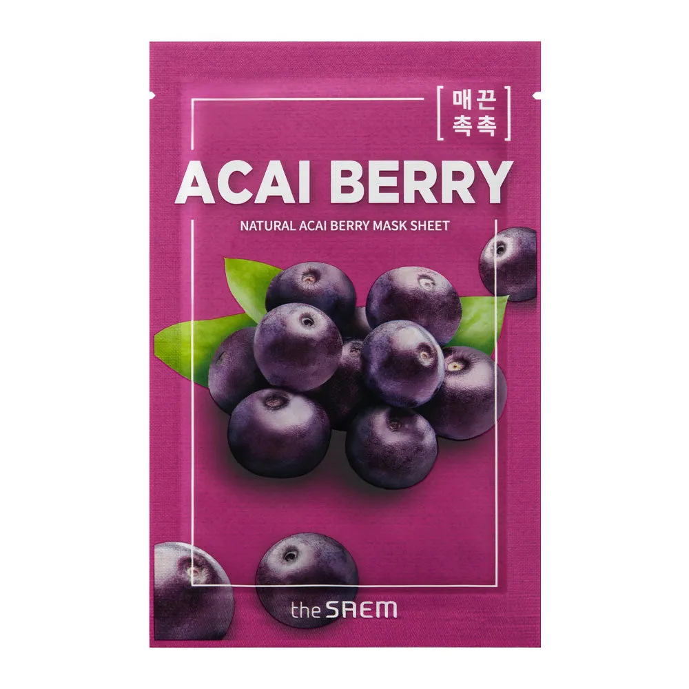 Natural Acai Berry Mask Sheet