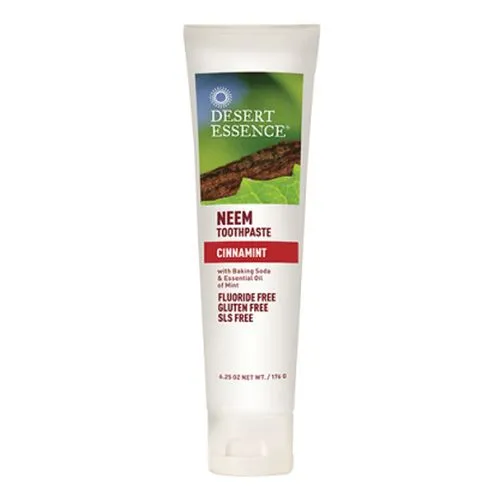 Neem Toothpaste Cinnamint 6.25 Oz By Desert Essence