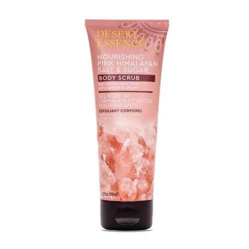 Nourishing Pink Himalayan Salt & Sugar Body Scrub 6.7 Oz By Desert Essence
