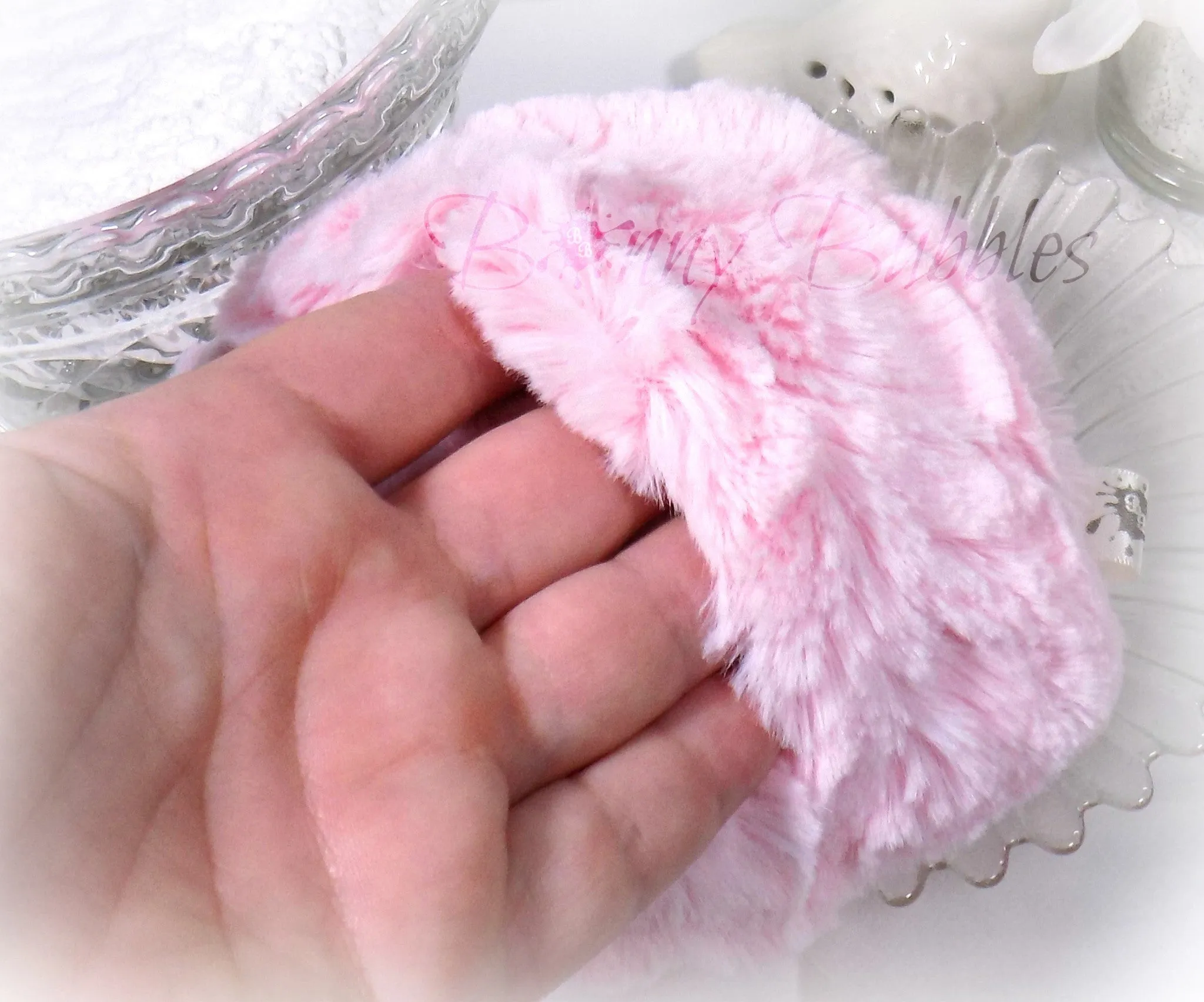 Pink Powder Puff, Large 5 Inch