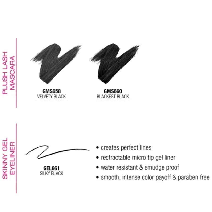 Plush Lash Mascara& Gel Liner Display Set (24 units)
