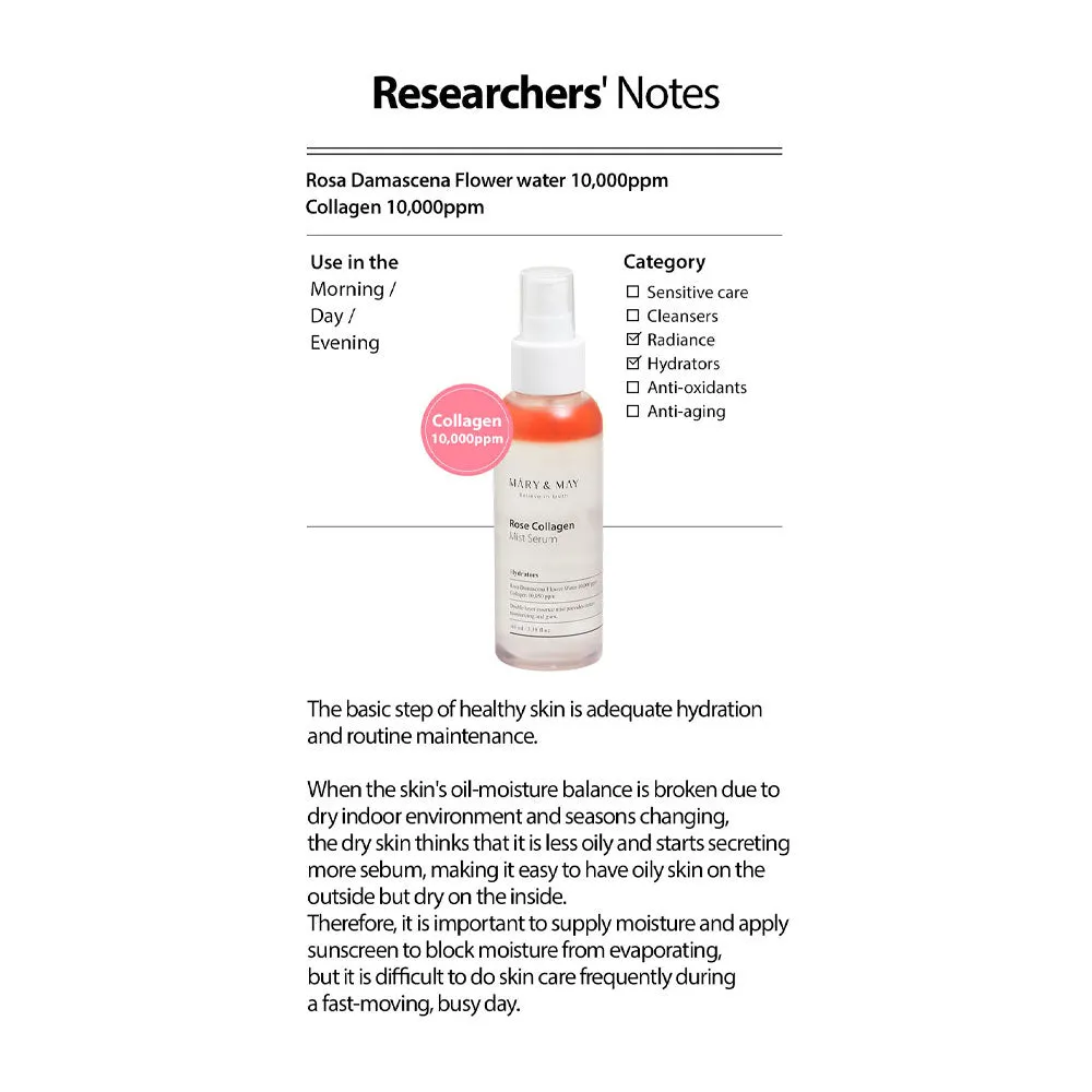 Rose Collagen Mist Serum
