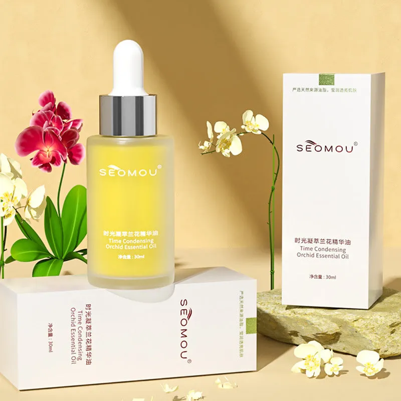 Small Molecule Orchid Oil Facial Essential Oil Time Condensate Hydrating Essence Moisturizing Anti-Aging Repair Essential Oil