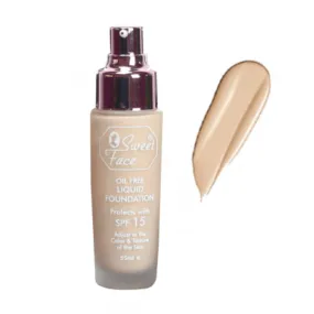SWEET FACE LIQUID FOUNDATION SPF 15 55ML