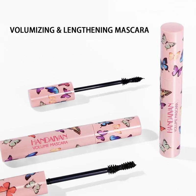 Waterproof Mascara Waterproof Lengthening Black Mascara No Clumping No Flaking Classic Everyday Mascara For Fine Short Eyelash