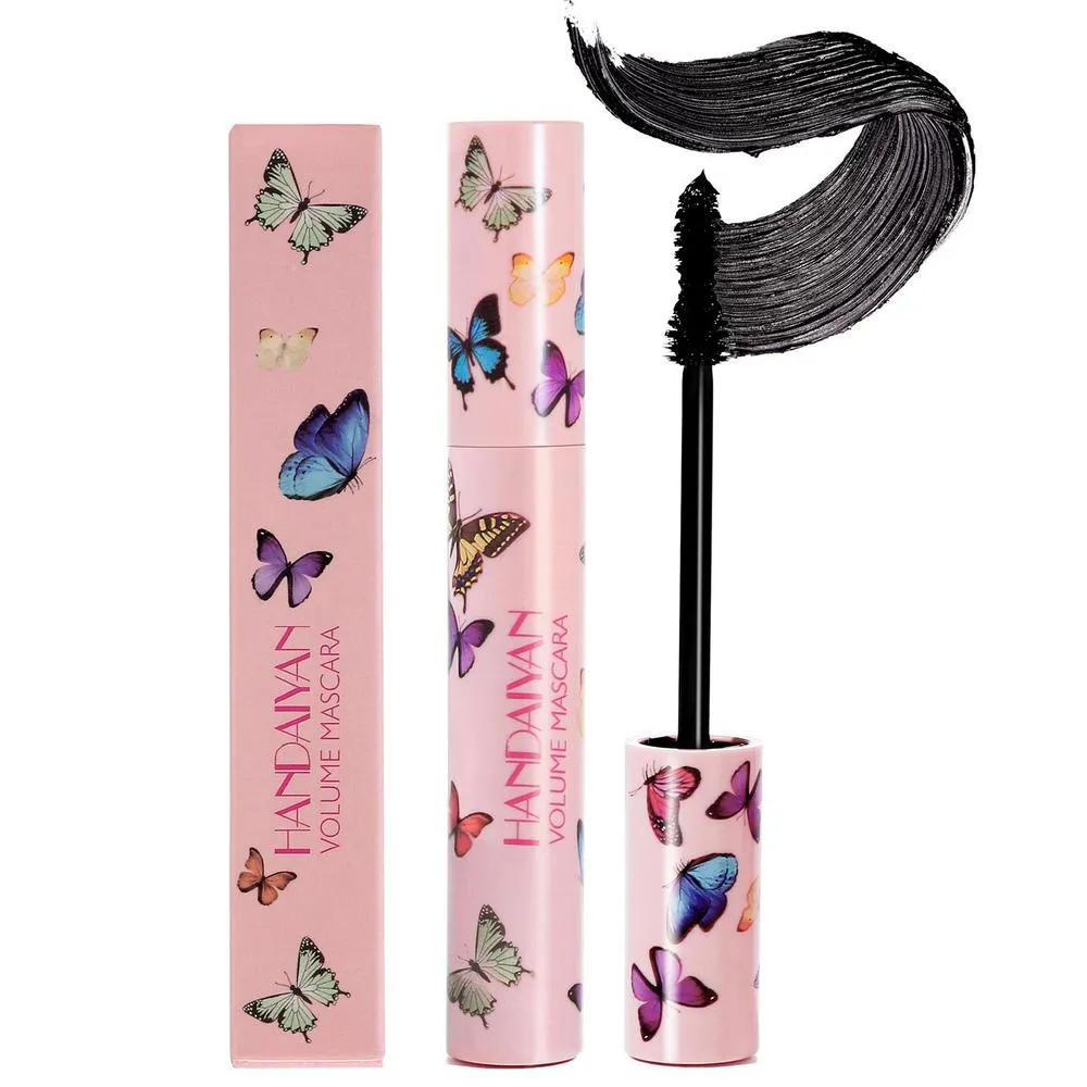 Waterproof Mascara Waterproof Lengthening Black Mascara No Clumping No Flaking Classic Everyday Mascara For Fine Short Eyelash