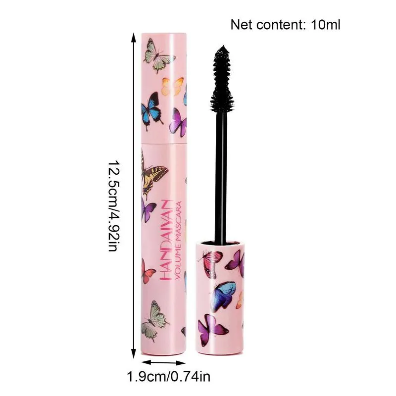 Waterproof Mascara Waterproof Lengthening Black Mascara No Clumping No Flaking Classic Everyday Mascara For Fine Short Eyelash